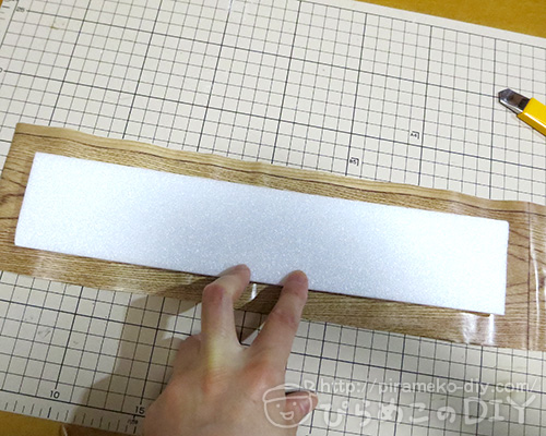 木材なしで板壁インテリアdiy スチレンボードで作る簡単板壁 ぴらめこのdiy